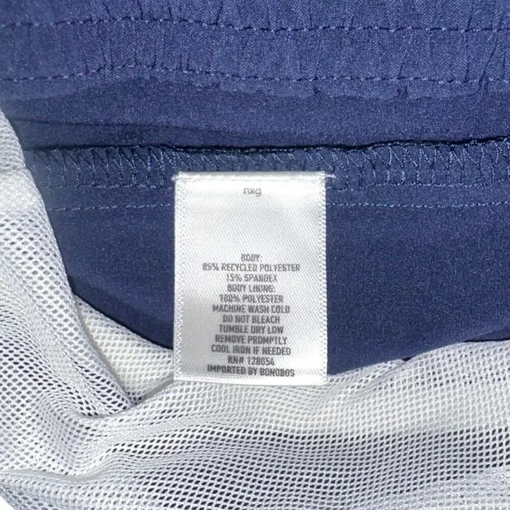 NWOT Bonobos Stargazer Curved Hem 7 Inch Inseam Blue Swim Trunks XXL
